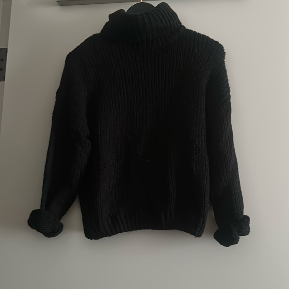 Free People Chunky knit turtleneck sweater size S